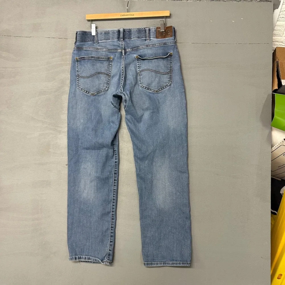 Lee Extreme Motion Mens‎ Straight Fit Tapered Leg Jeans Blue 34x30 2015046